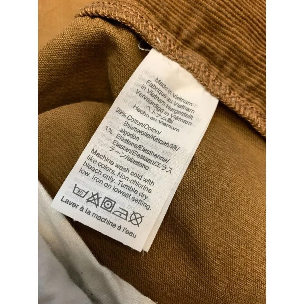 J Crew Pants Mens 35x32 Slim Fit Flex Corduroy Straight Leg Preppy Casual Chino